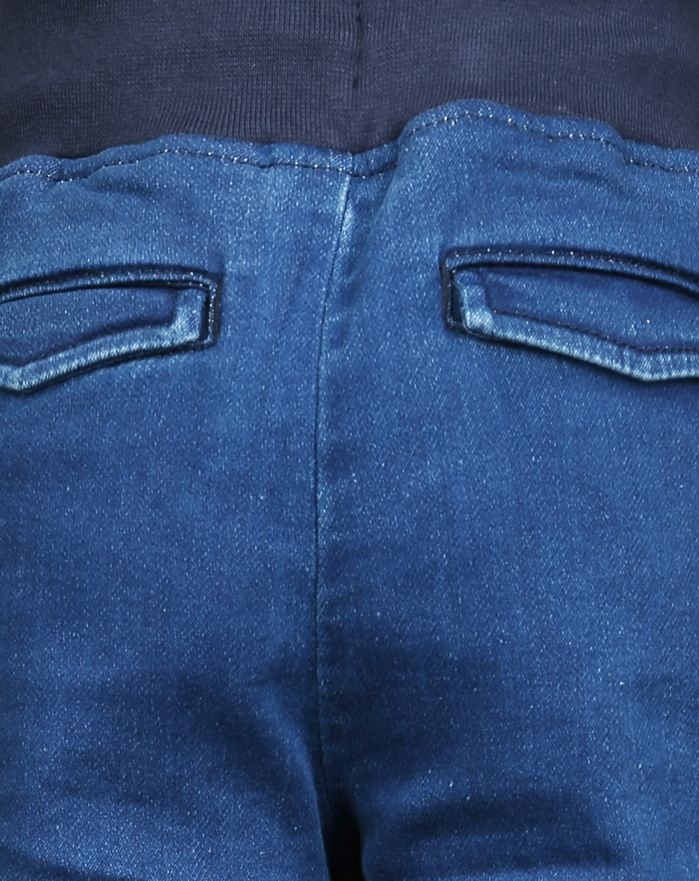 Denim-Cargohose CLASSIC in mittelblau