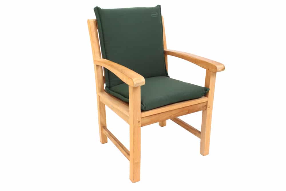 Outdoor Kissen ROG 46x97cm grün Sitzkissen Polster-Auflage für Niedriglehner