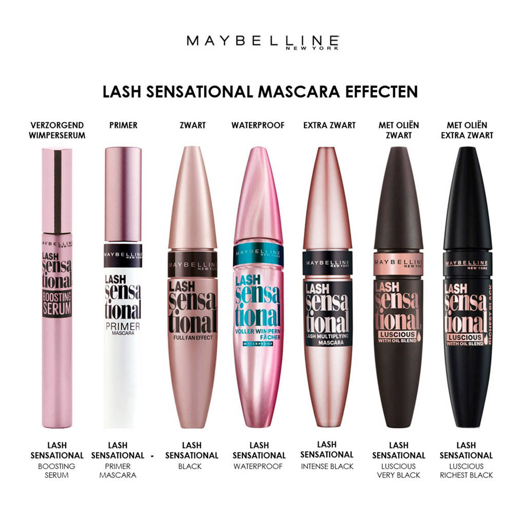 Fijne mascaramascara - Black (waterproof)