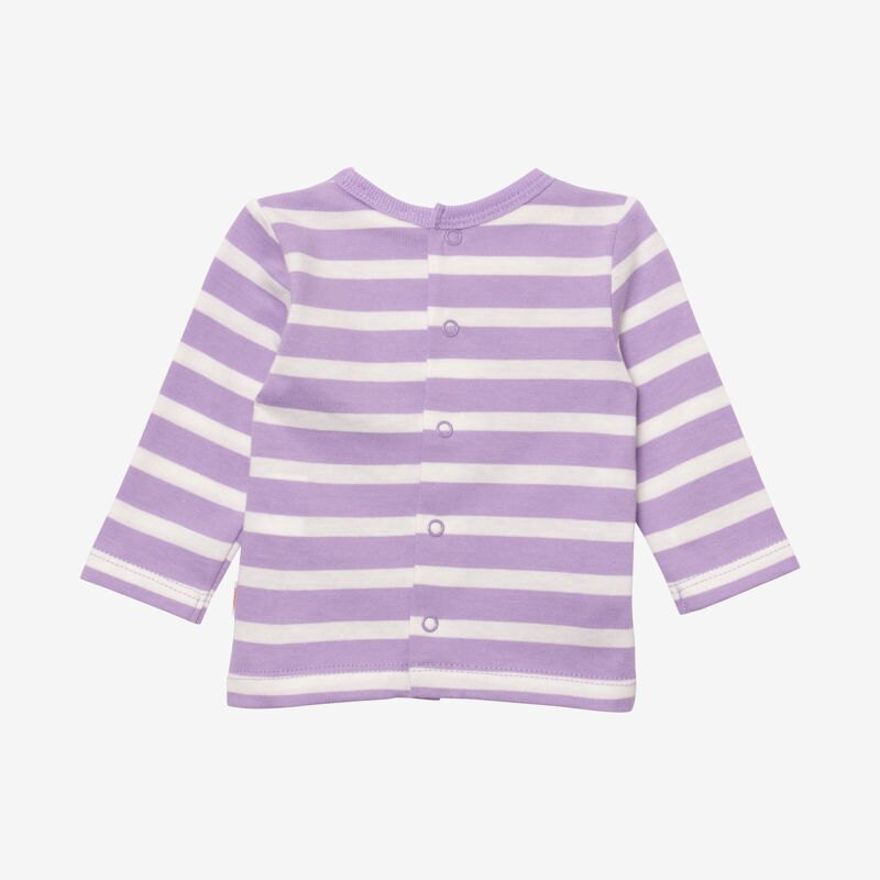T-shirt bébé mixte rayé violet Catimini Mauve Violet