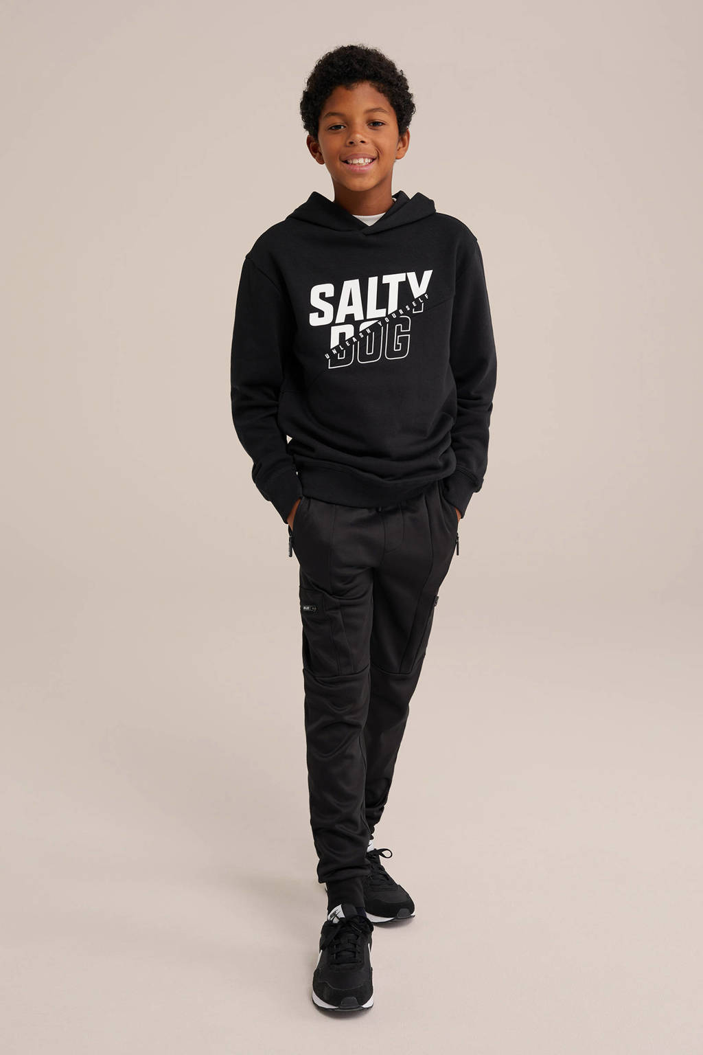 WE Fashion hoodie zwart