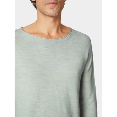 Herren-Strickpullover, Bleumelange