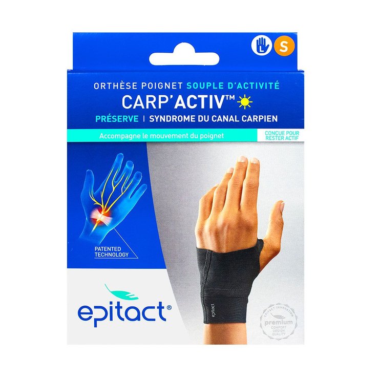 Carp'Activ orthèse poignet gauche Small