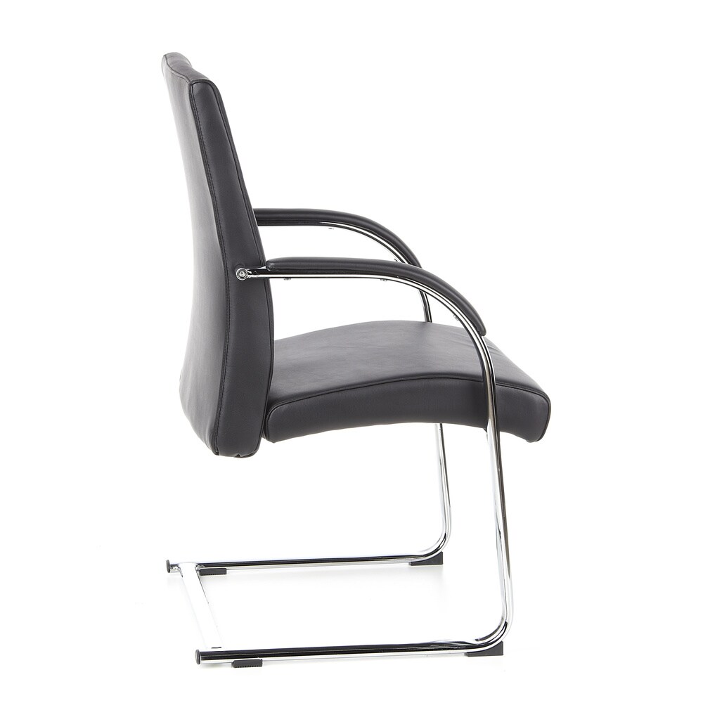 Freischwinger BAROLO V Leder mit Armlehnen hjh OFFICE