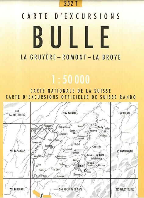 BUNDESAMT - 252T BULLE ECHELLE 1 50 000