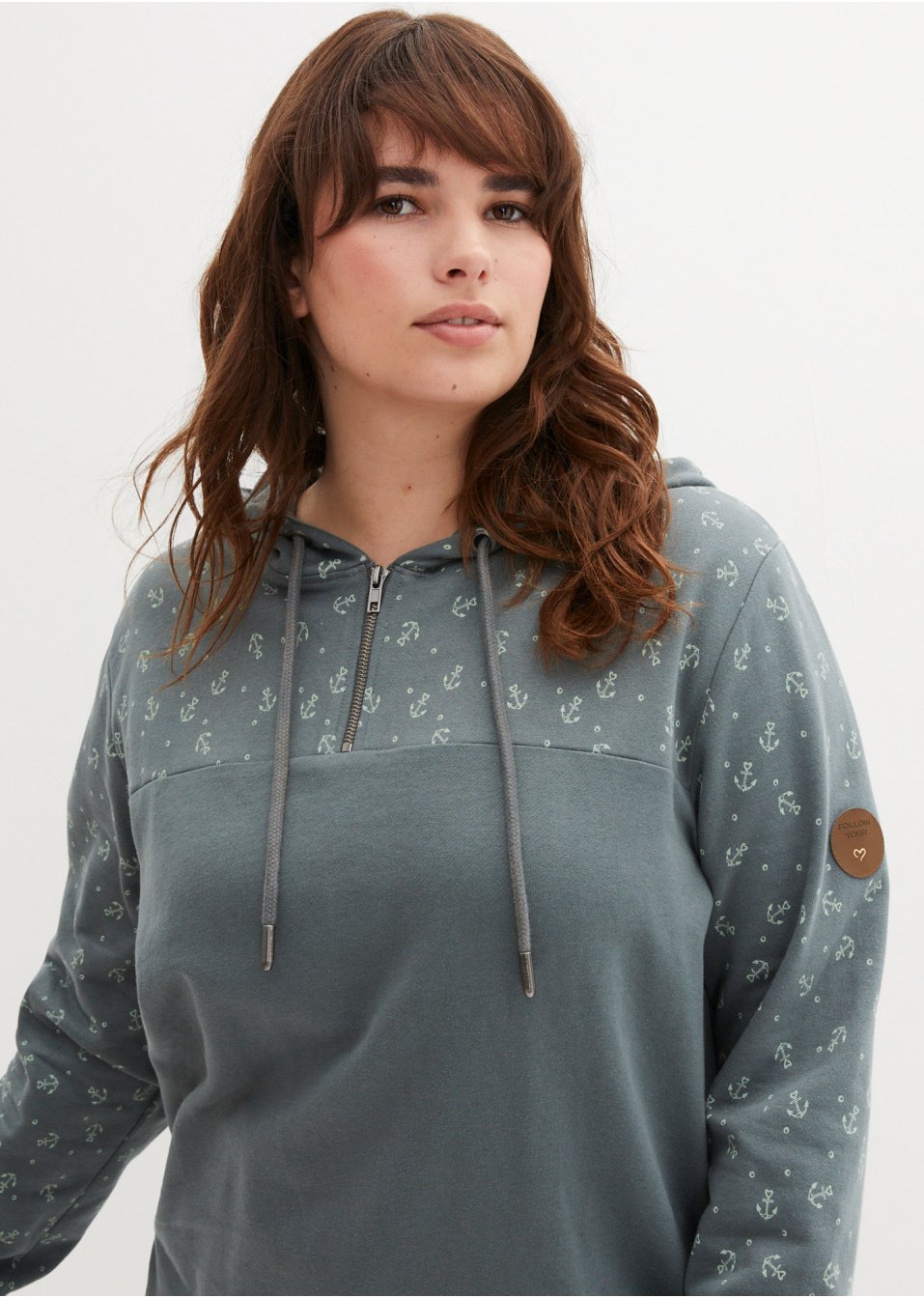 Sweat à capuche avec zip