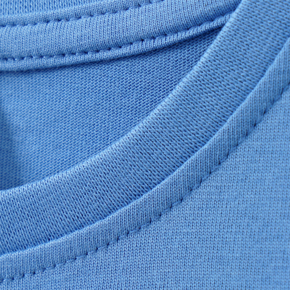 Famy 3 Mädchen T-Shirts im Basic-Look blau / weiss / rosa