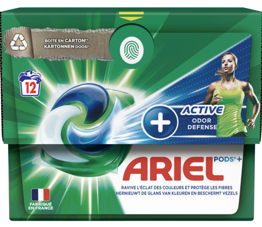 Ariel Wasmiddel Pods All-in-one Active 12 stuks
