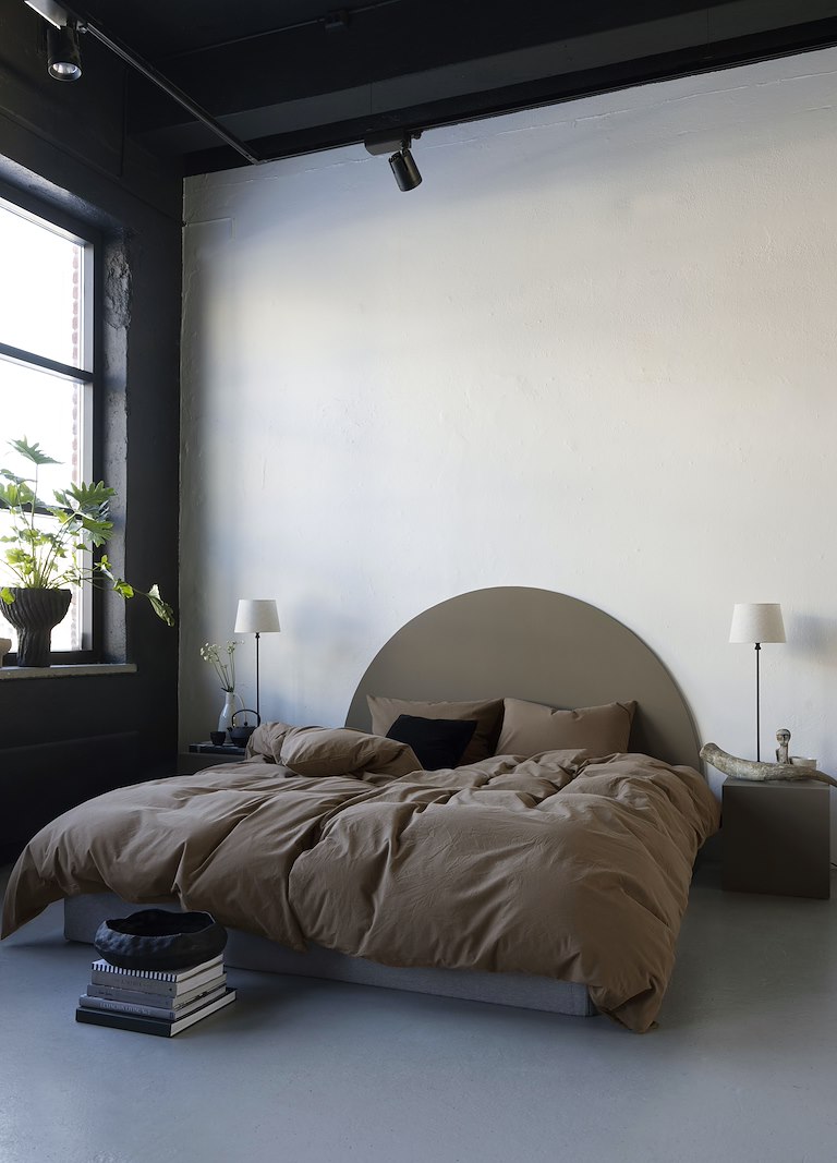 Chill sengesett Brun 140x200 cm