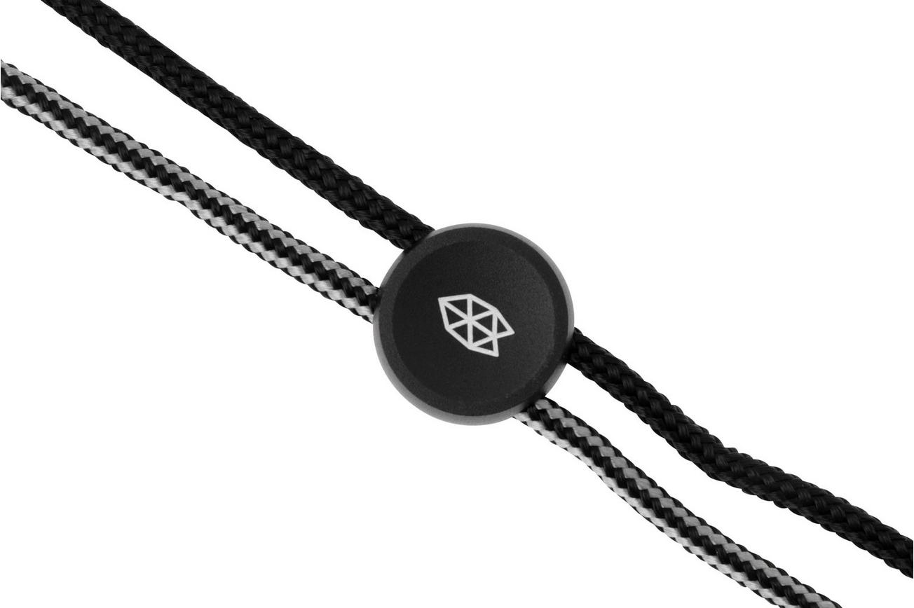 The James Brand The Ulu ES213970-10 zwart, paracord lanyard