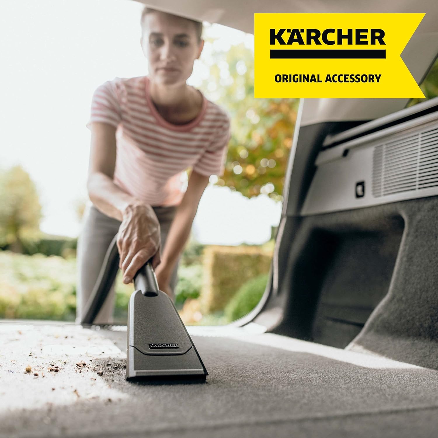 Kärcher Aspirateur Eau et Poussières WD 6 P S V-30/6/22/T, Prise de Courant, Filtre Plissé Plat, Fonction de Nettoyage, 1300 W, Cuve : 30 l et Bouchon de Vidange, Tube d'Aspiration : 2,2 m