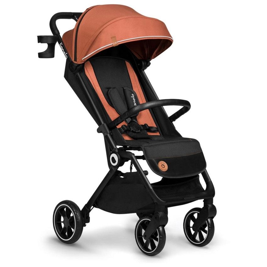 Stroller Cloe Brown Rust - Ecru