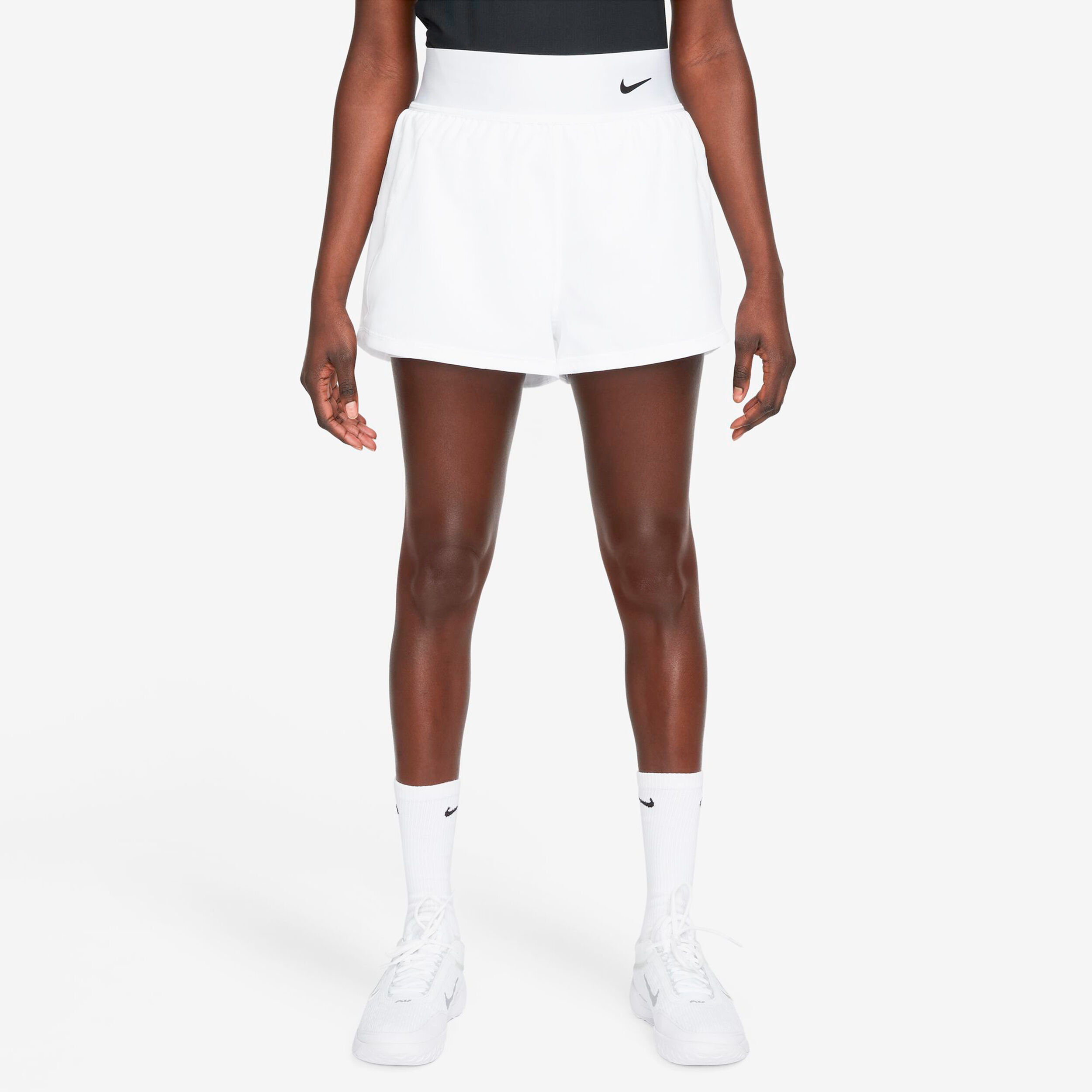 Nike Dri-Fit Advantage Court Shorts Femmes - Blanc
