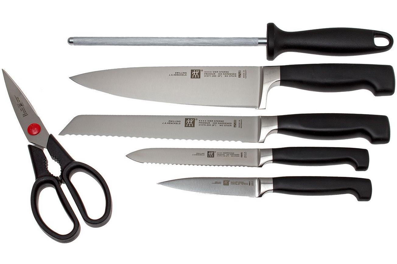 Zwilling J.A. Henckels Four Star messenblok, 6-dlg