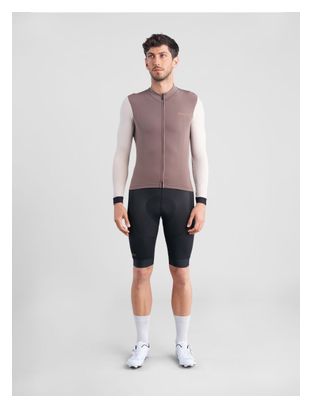 Maillot Manches Longues Spiuk Profit Ultralight Marron/Beige