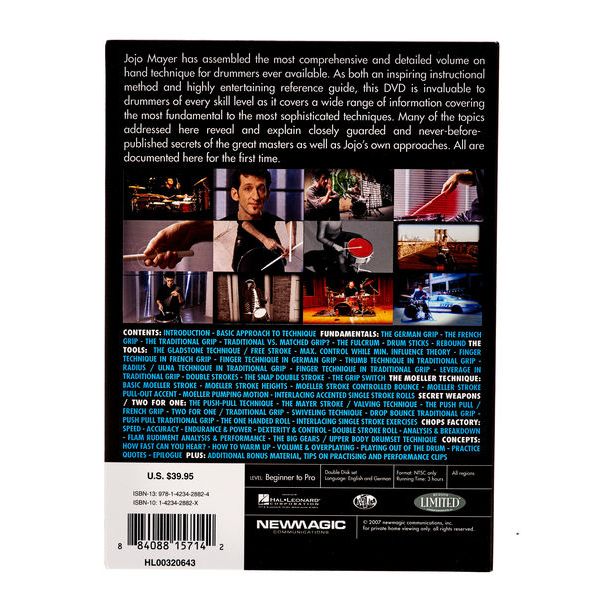 Hudson Music Jojo Mayer Secret Weapons (Englisch)
