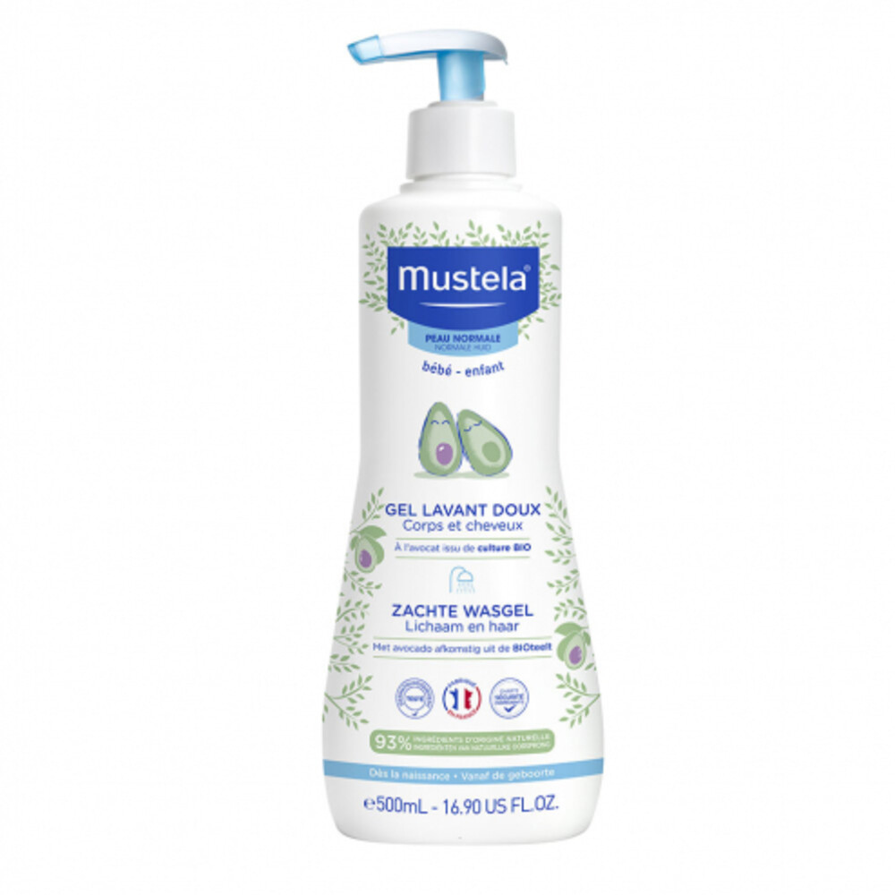 Mustela Baby Zachte Wasgel Normale Huid500 ml