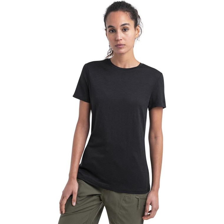 Icebreaker W Mer 150 Tech LiteIII SS Tee Black