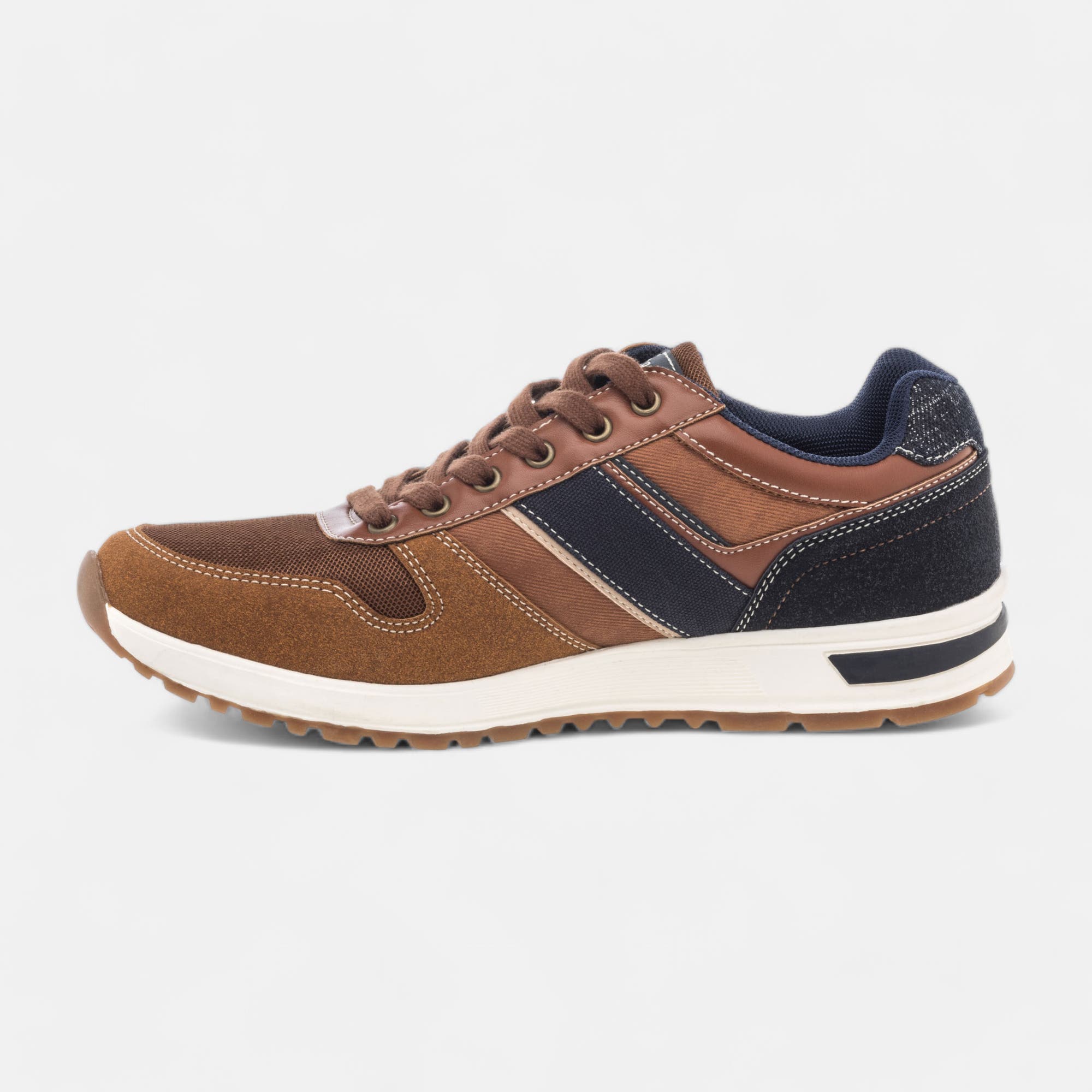 Baskets basses Homme cognac