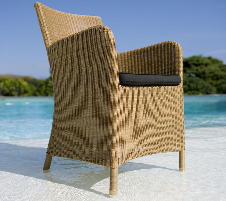 Cane-Line Hampsted tuinstoel met armleuning Black