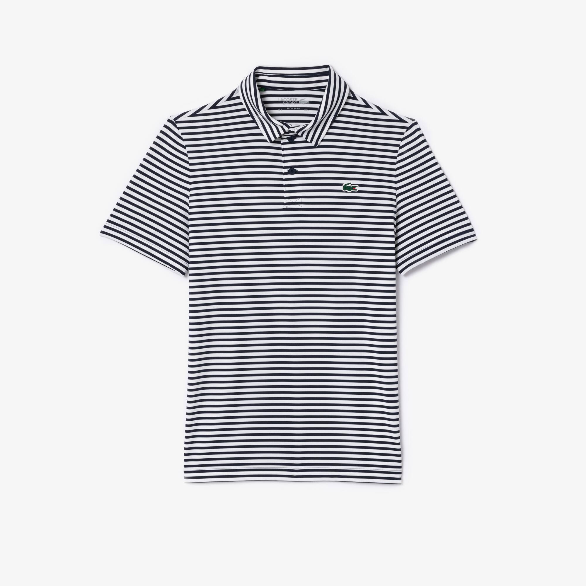 Polo Golf Ultra-Dry stretch anti-UV Manches Courtes - Bleu - Lacoste - Homme