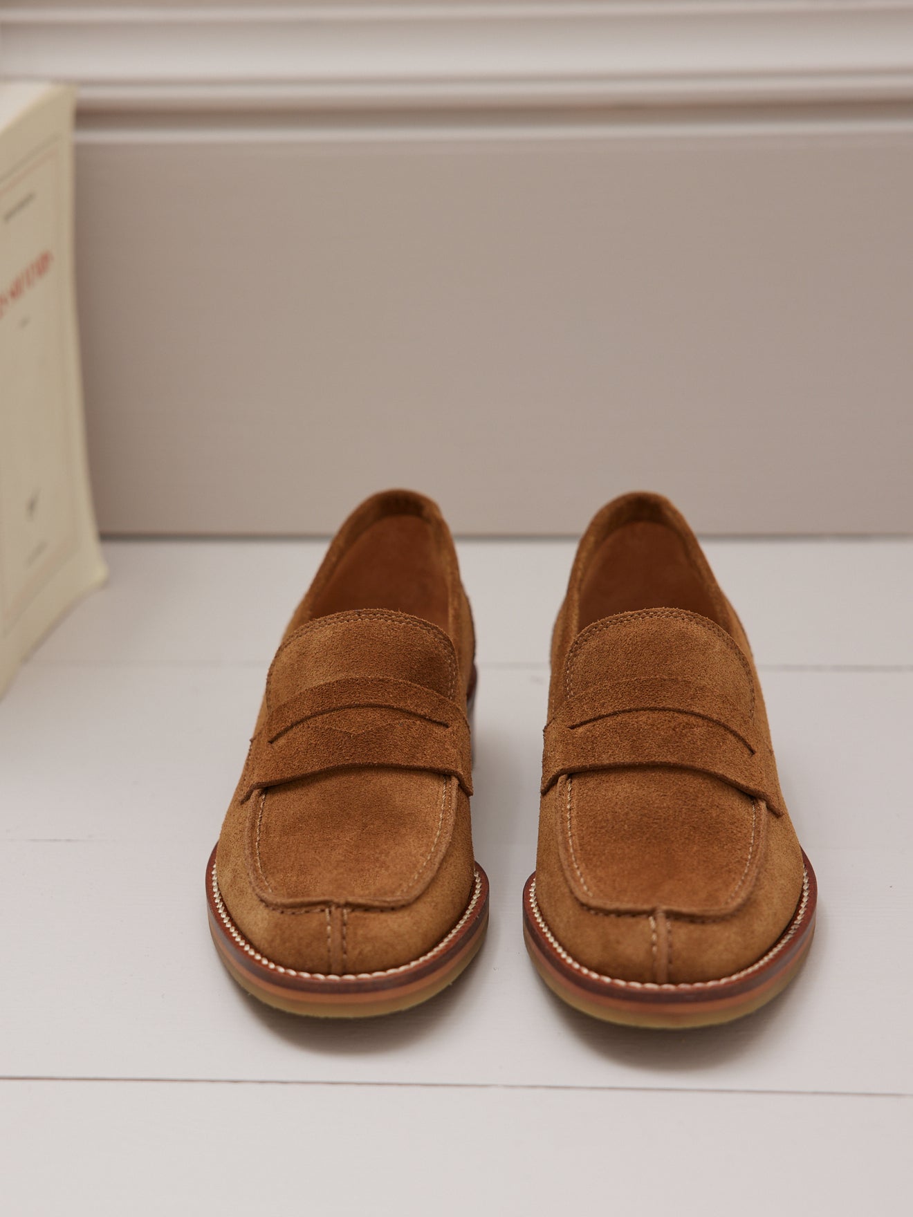 Mocassins cuir suédé femme