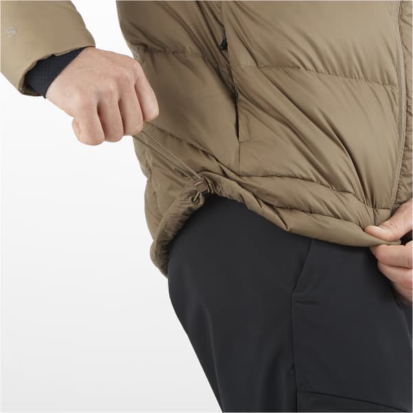 Doudoune ski SALOMON OUTLINE DOWN HOODED JKT SHITAKE