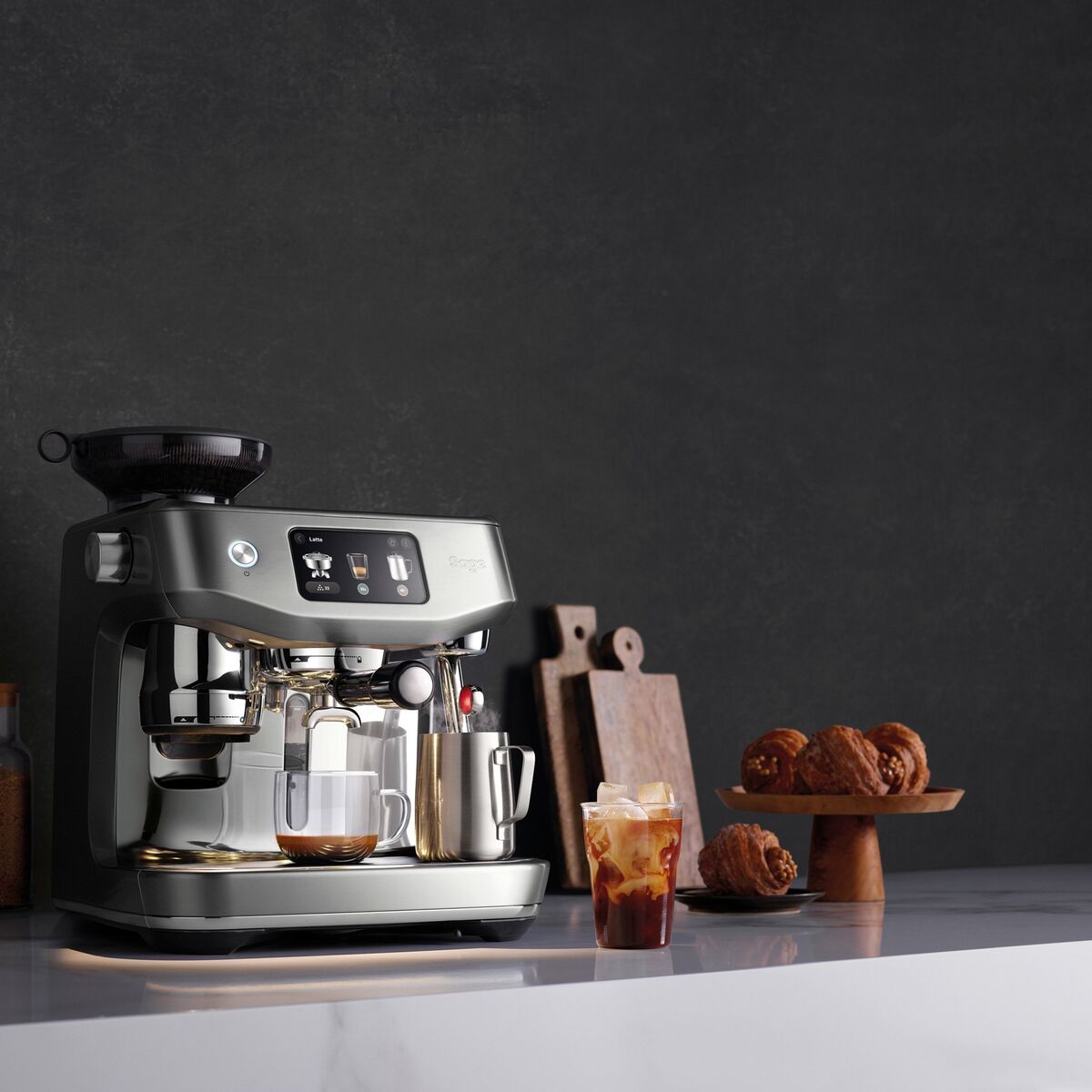 The Oracle Jet espressomaskin, brushed silver