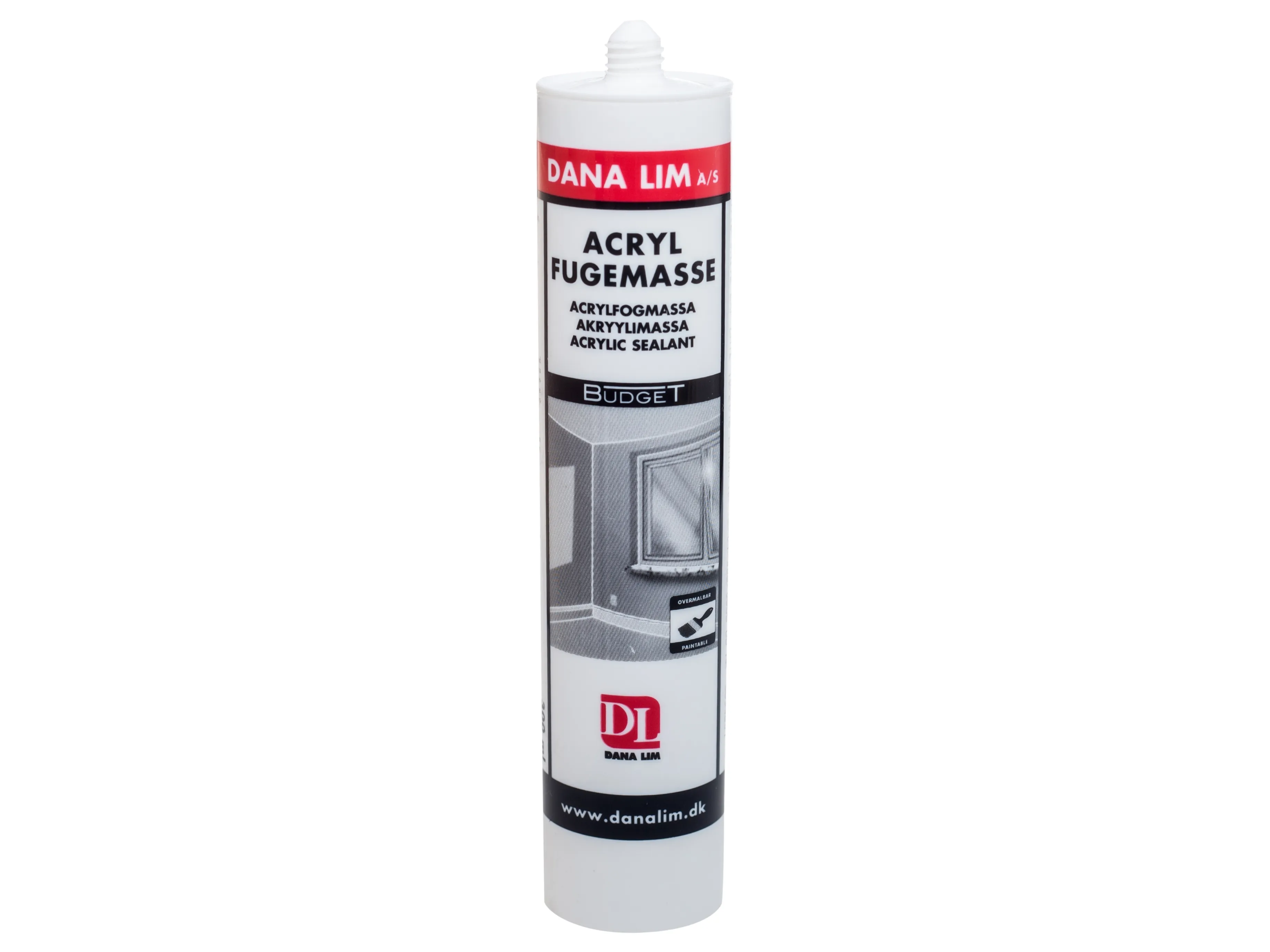 Fugemasse 502 acryl 300ml patron hvid