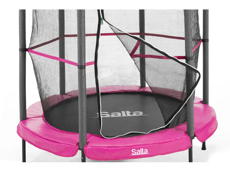 SALTA Trampolin Salta Junior 140 cm, Pink Trampolin für kleine Kinder konzipiert