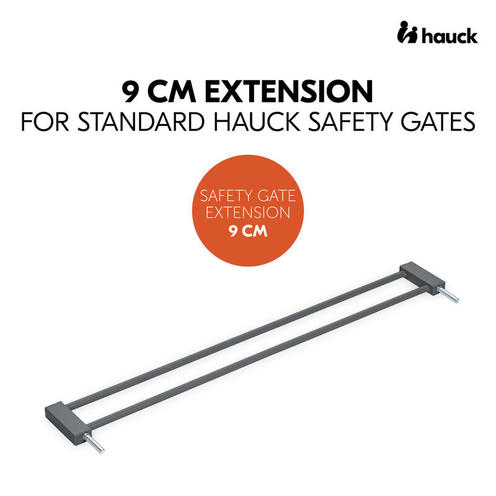Extension de barrière de sécurité 9cm - Gris foncé - HAUCK