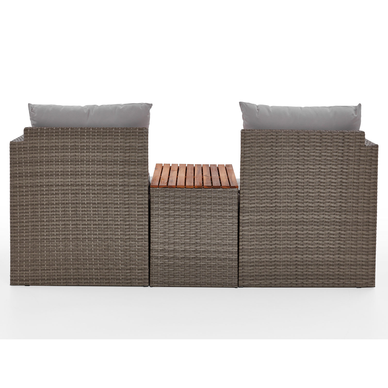 6-teiliges Lounge-Modulset - grau