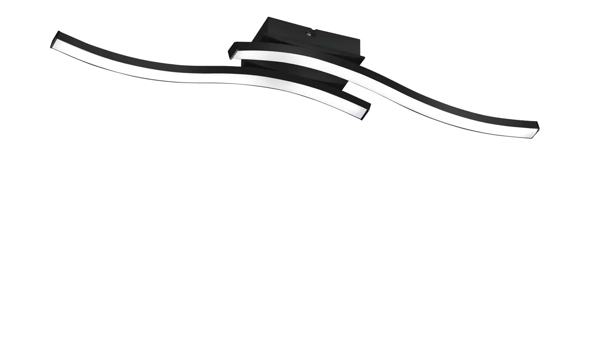Trio LED-Deckenleuchte, 2-flammig, schwarz