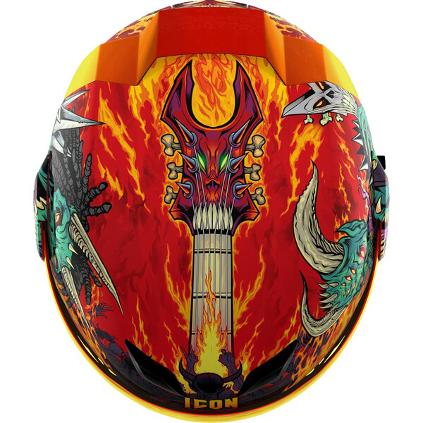 Icon - Casque Airflite MIPS® Blegh™ Rouge / Multicolore