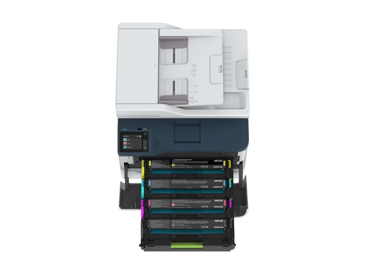 Xerox C235 - Multifunktionsprinter - farve - laser - Legal (216 x 356 mm) (original) - A4/Legal (medie) - op til 22 spm (udskriver) - 250 ark - 33.6 Kbps - USB 2.0, LAN, Wi-Fi(n), USB 2.0 vært - Green World Alliance returneringsprogram
