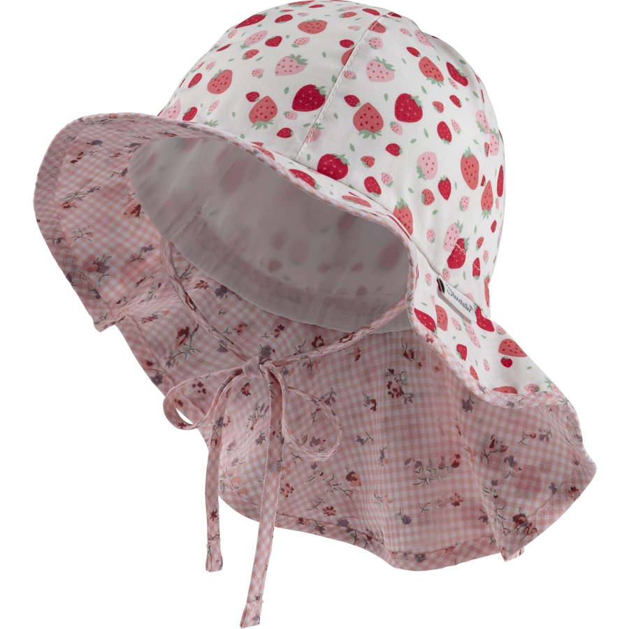 Sterntaler Sonnenhut Erdbeeren ecru