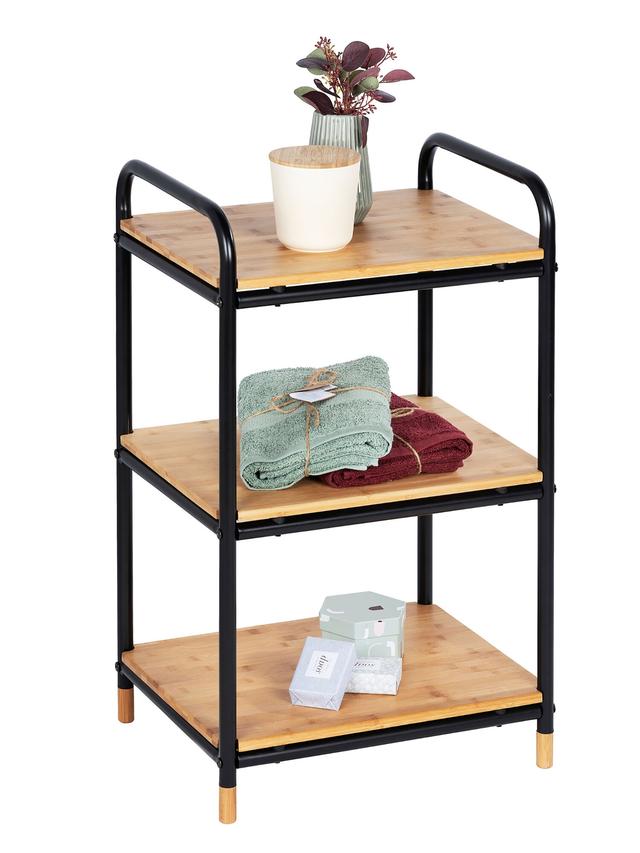 Regal Loft mit 3 Etagen, Bambus