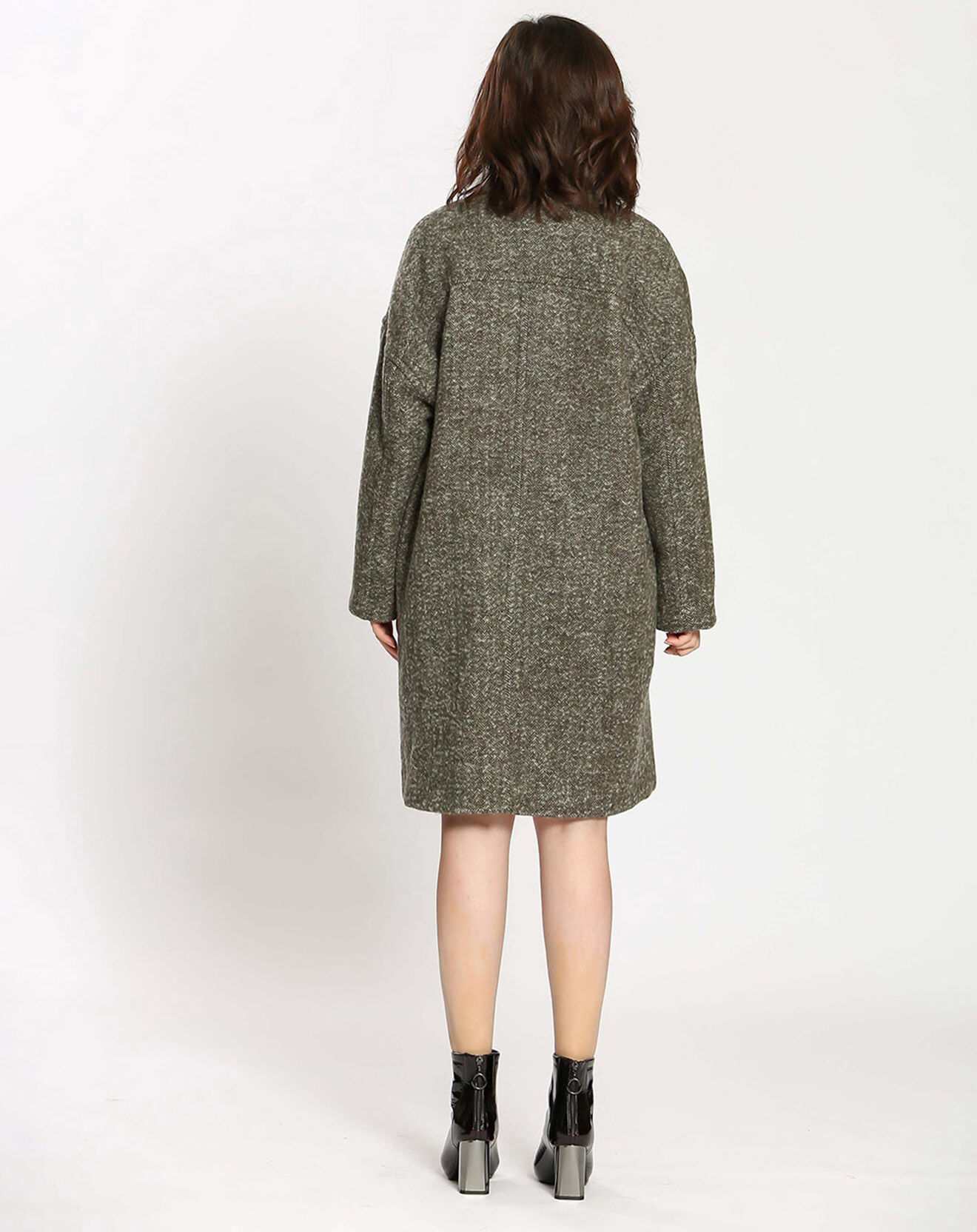 See u Soon Manteau en Laine mélangée Elisabeth khaki