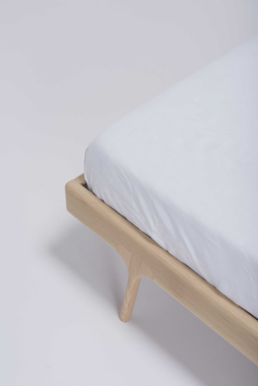 Gazzda Fawn bed 160x200 cotton webbing black