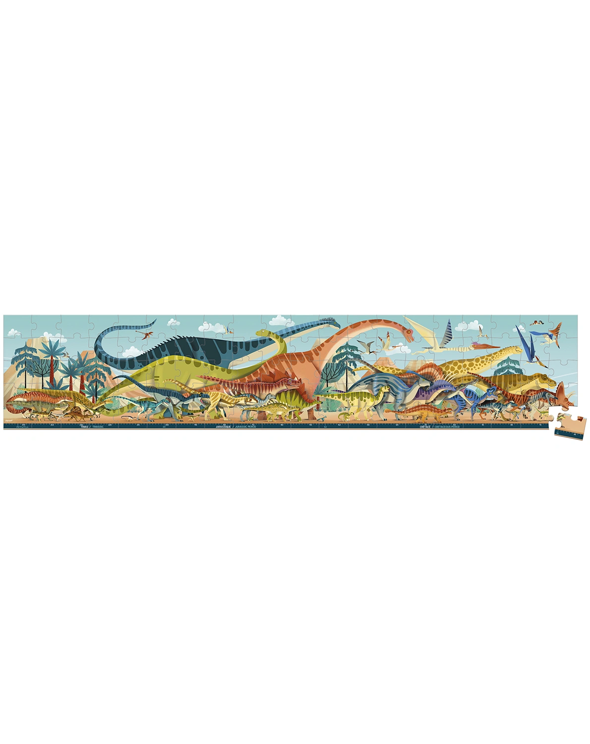 Panorama-Puzzle DINO (100 Teile)