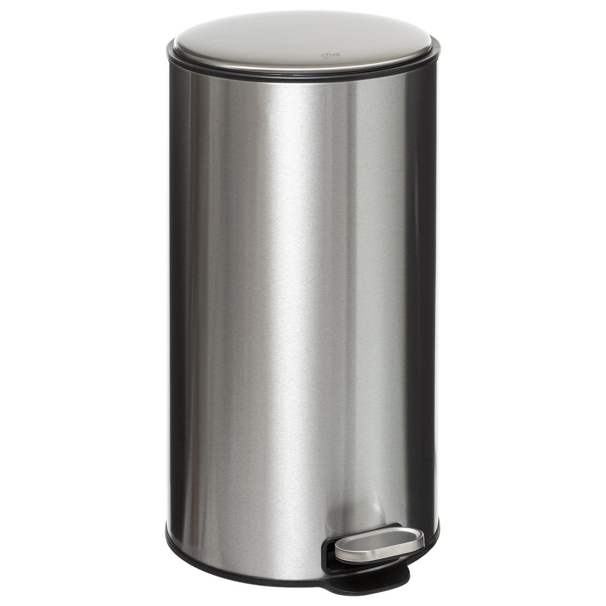 POUBELLE METAL 30L INOX DELTA