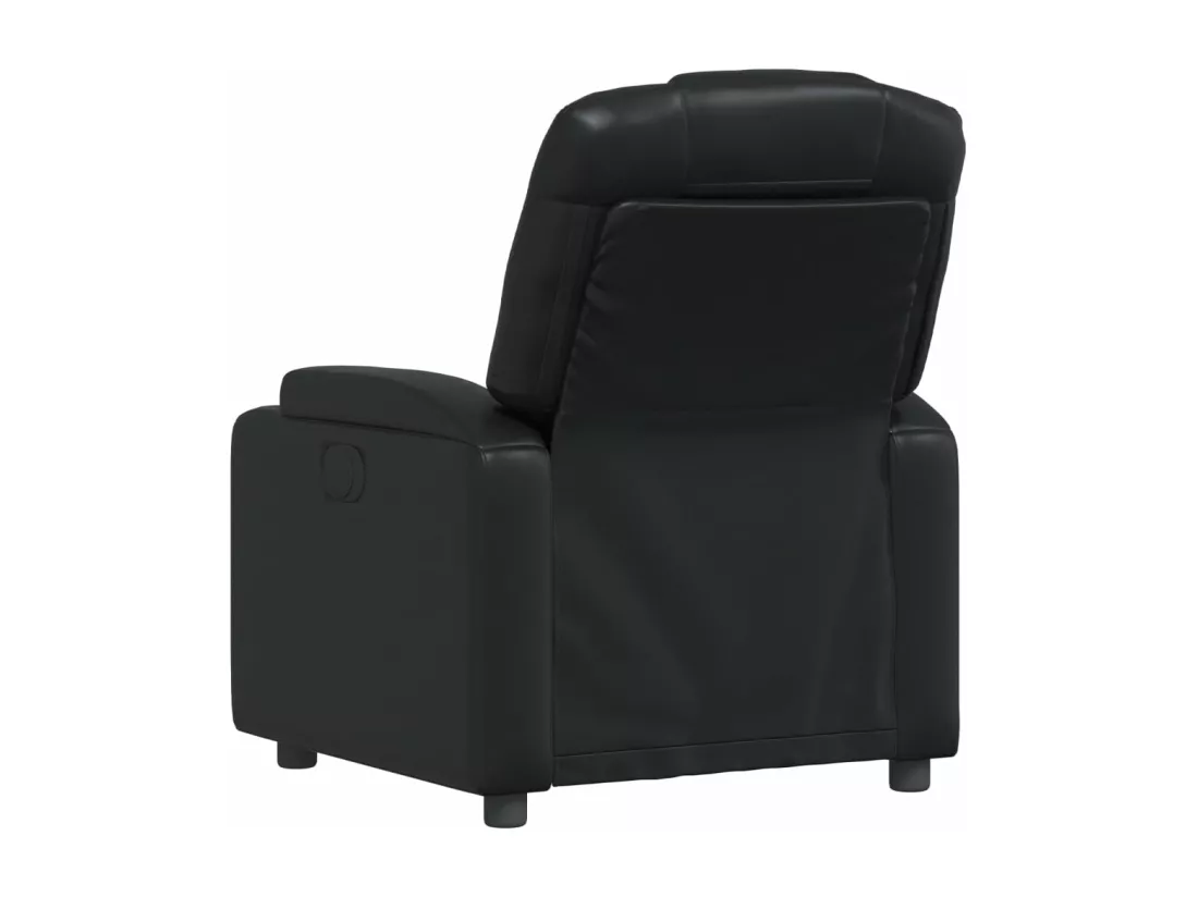 Fauteuil inclinable Noir Similicuir