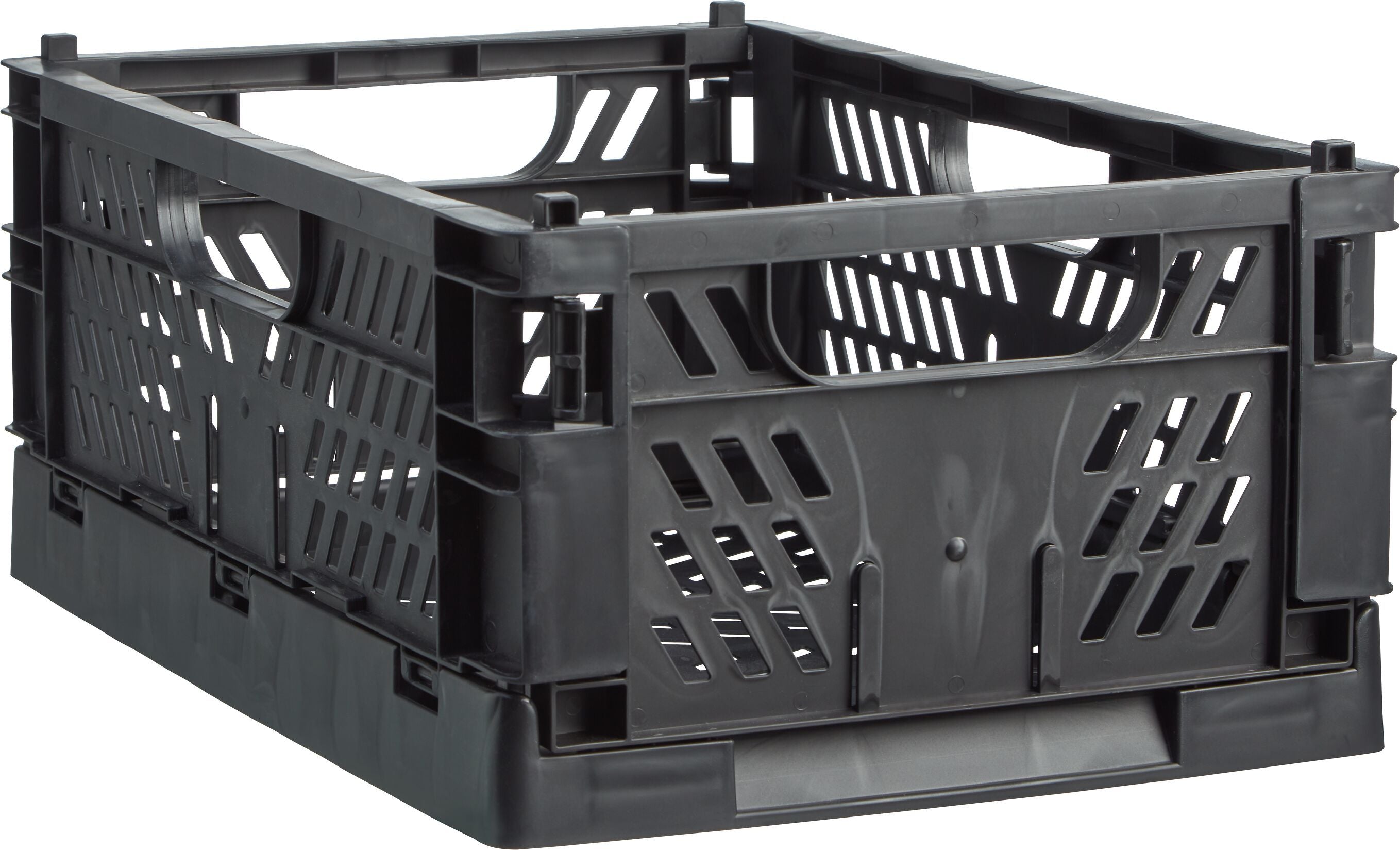 FELIX XL Klappbox - Schwarz / B: 50.3 cm x T: 33.2 cm x H: 5.7 cm