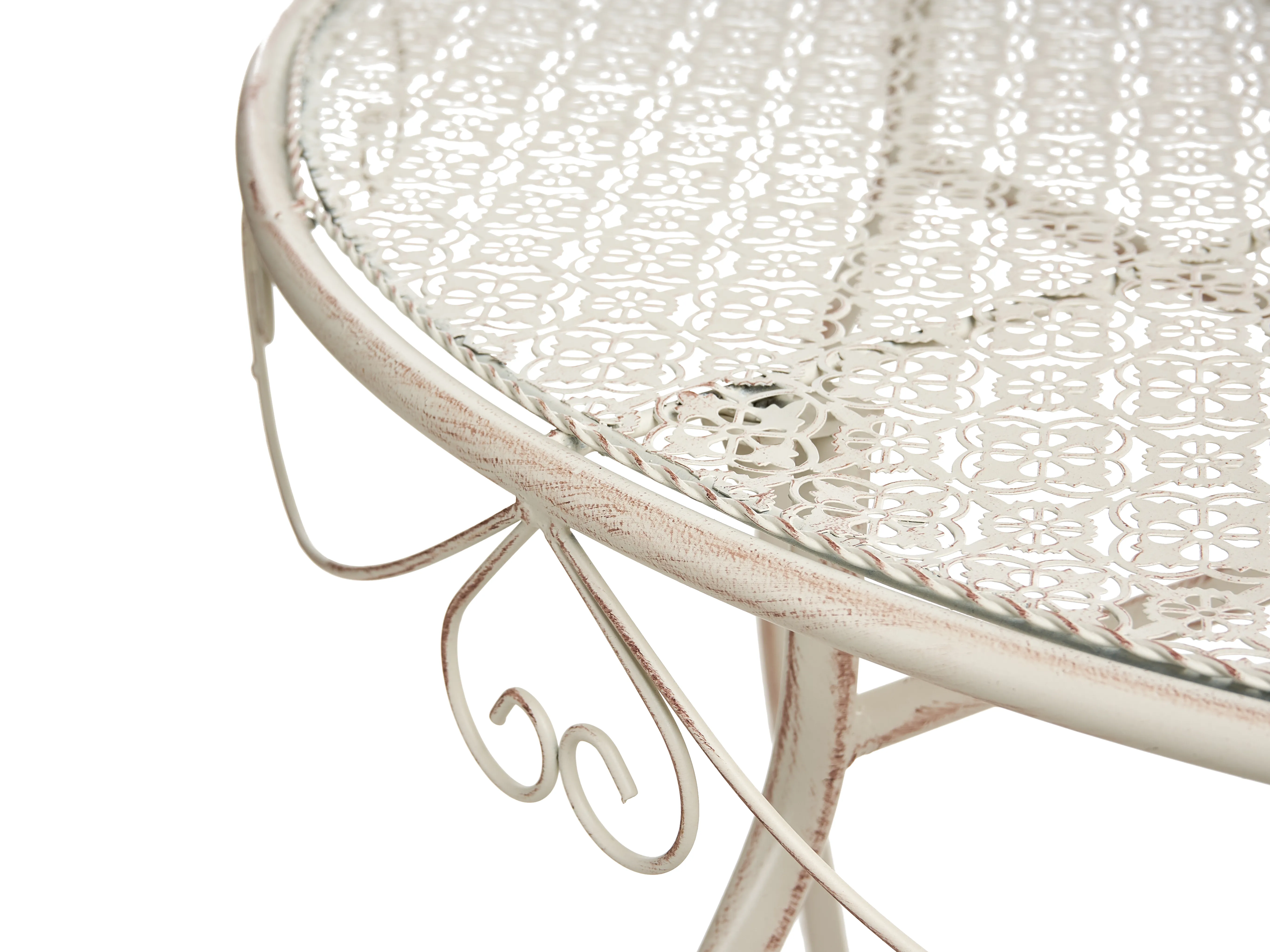 Bistroset inklapbaar FOLELLI Metaal Lichtbeige