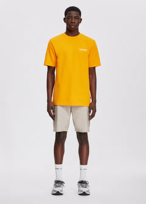 T-shirt met print registered oranje (ORA)