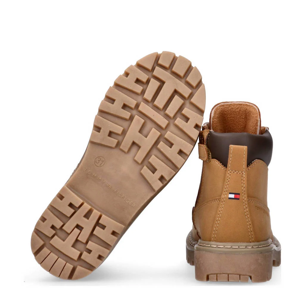 Tommy Hilfiger veterboots bruin