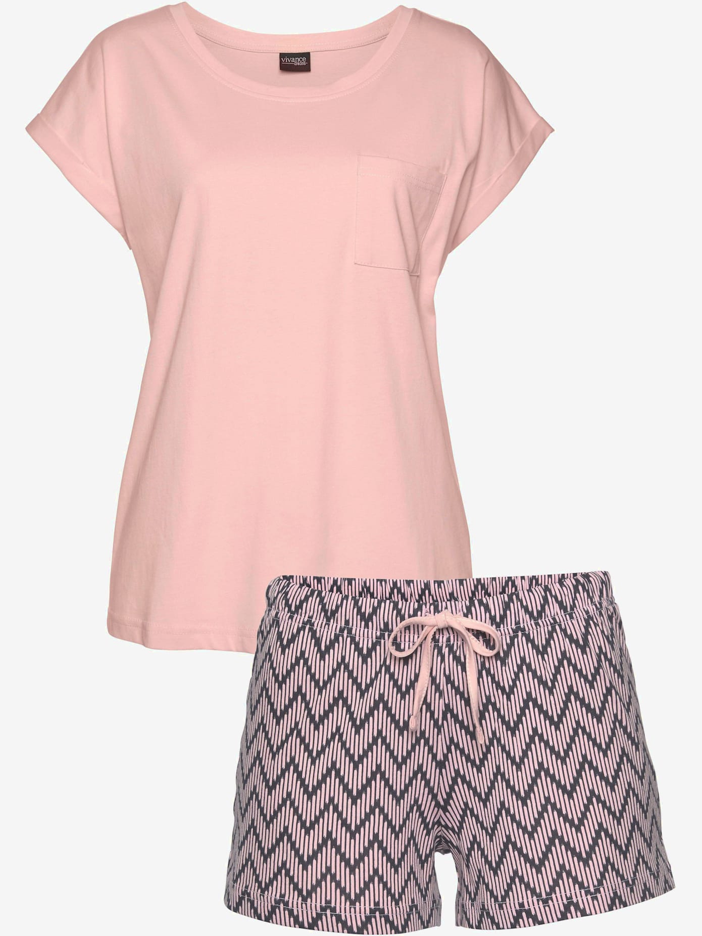 Ensemble de pyjama court avec t-shirt et short