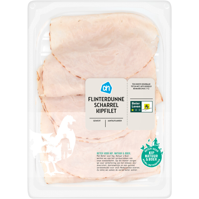 AH Scharrel flinterdunne kipfilet
