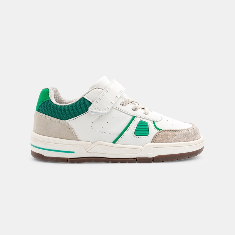 Baskets street basses blanches garçon