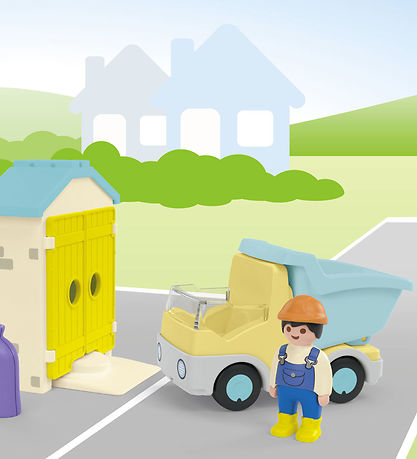 Playmobil Junior - Skraldebil - 71686 - 9 Dele